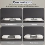 اشترِ واحد واحصل على آخر مجانًا، وسادة تدليك الرقبة المنسوجة الناعمة للزوجين - تتميز بقلب وسادة مريح وقابل للتعديل، وقلب وسادة عالي الجودة، وغطاء وسادة قابل للإزالة لتحسين راحة النوم. - Image 13