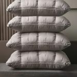 طقم وسائد فندقية 5 نجوم مكونة من وسادتين مناسبة لجميع أوضاع النوم، فائقة النعومة وقابلة للغسل في الغسالة مناسبة للنوم على الجانب/الظهر/البطن، غطاء قابل للغسل اليدوي وتقنية الطي المموج بالموجات فوق الصوتية، وسائد سرير أو كهدية - Image 5