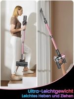 SUXIANGVAC Powerful Cordless Vacuum Cleaner Pink for Hair, Floors and Carpets - 45KPa/500W/45min LED Display - Image 5