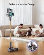 Powerffy 550W Mock Test Battery Meter Vacuum Cleaner for Home Cleaning with LED Display and Charging Dock - Image 4