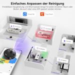 MONSGA Robotic Vacuum Cleaner with powerful suction, ideal for pets and carpets, | 5L Robotic Vacuum Cleaner with LiDAR Navigation - Image 5