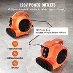 VEVOR 1/4 HP 1000 CFM Air Mover for Cooling and Ventilation - Image 6