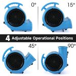 Portable 1/2HP Carpet Dryer Fan with 2200CFM Air Blower - Image 4