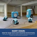 ALORAIR GF600A 600 CFM Air Mover Fan - 3 Speeds, 5 Angles, Ideal for Restoration - Blue - Image 6