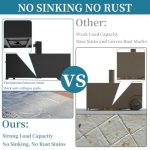 Heavy-Duty Umbrella Base with Wheels — Suitable for Outdoor Patios, Gardens, Decks, Poolside Areas, and Lawns (Includes Anti-Tip Pads and Carry Handles) - Image 4